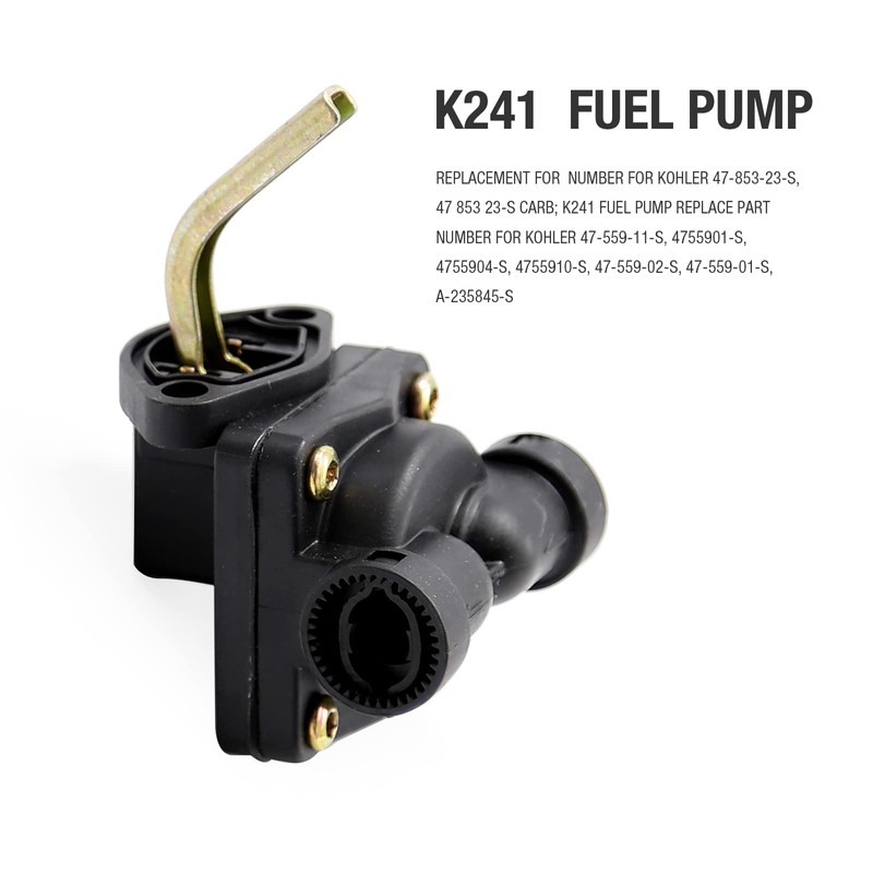 Carburetor Kit Replacement for Kohler K241 K301 Replace 47-853-23-S Carb