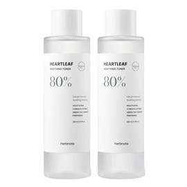 Herb Note Houttuynia cordata 80% mildly acidic soothing toner, 200ml, 2 pcs / 허브노트 어성초 80% 약산성 진정 토너, 200ml, 2개
