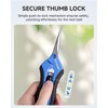 Fondwell 6.5" Garden Scissors Plant Shears: Micro Tip Pruning Shears
