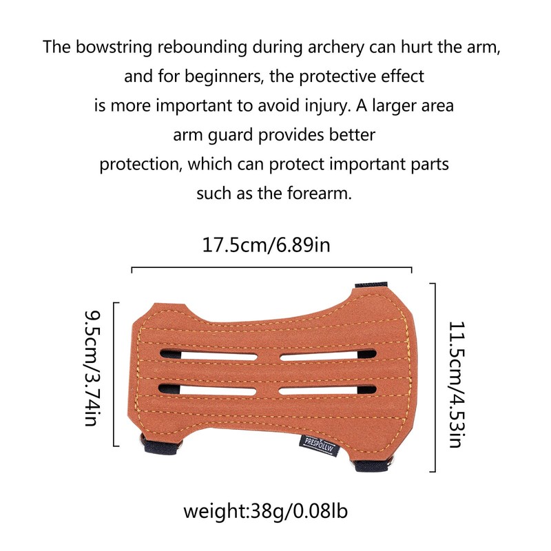 Prespollw Archery Arm Guard – Breathable & Durable Forearm Protector