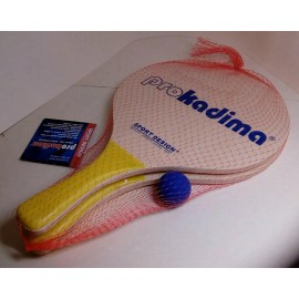 Pro Kadima NEW PRO KADIMA PADDLEBALL BEACH SET 2 PADDLES 1 RUBBER BALL & BAG INCLUDED