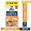 Quaker, Instant Grits, Cheddar Cheese, 0.99 Oz, 22 Packets