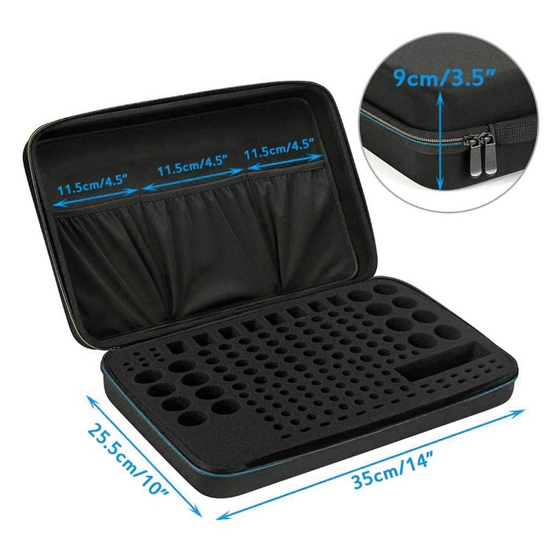 ShellKingdom Battery Organizer Storage Case with Tester, Battery Vault Case