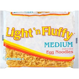 Light 'N Fluffy Medium Egg Noodles, 12 Ounce