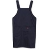 Edwin Apron, Adjustable Back Button, Plain, H-Shaped, Double Sided Pockets,