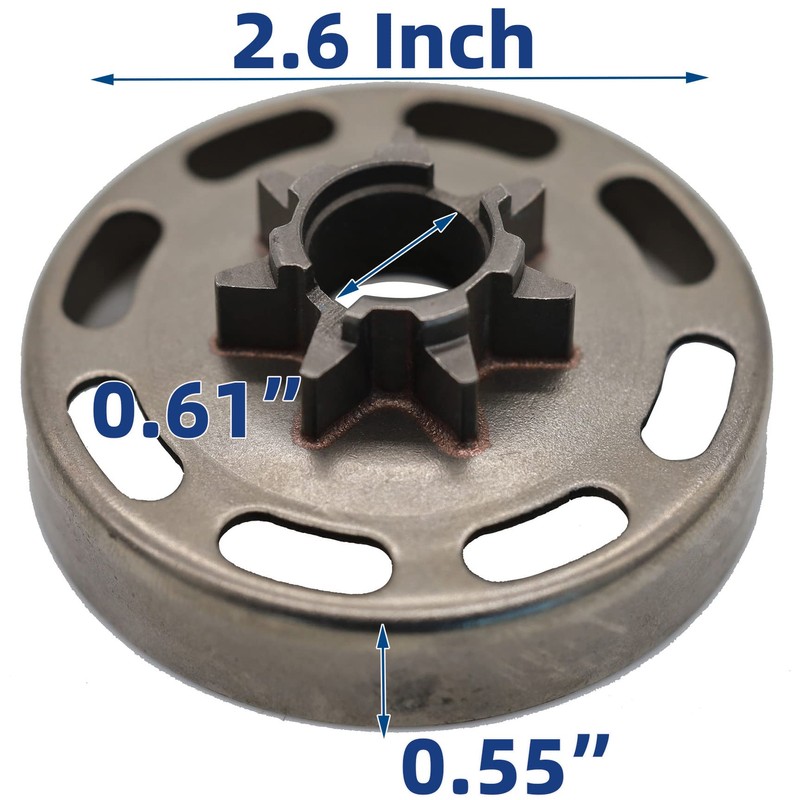 Sprocket Clutch Drum .325" for Husqvarna Chainsaw 435 440 Rep