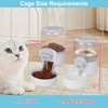 Hanging Automatic Pet Food Water Dispenser Set,Gravity Feeder Food Dispenser,Suitable