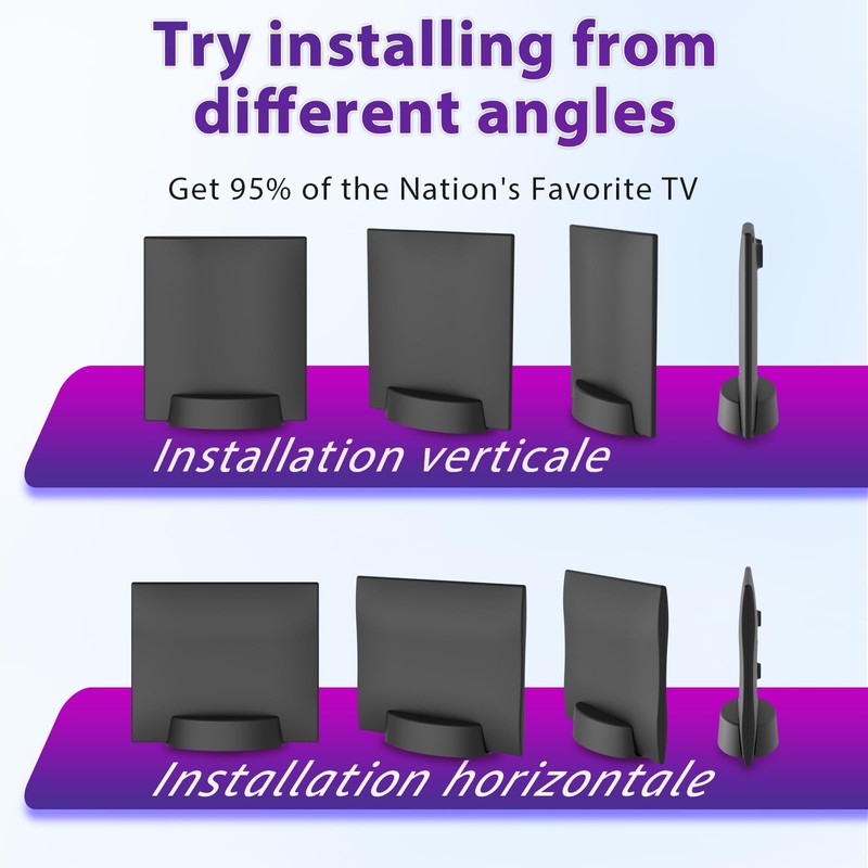 Tv Antenna for Smart TV Indoor (carbonarius)