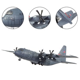 HANGHANG 1/200 Military Model Plane C-130 Alloy Fighter Plane Model Model Airplane for Collections and Displays