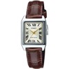 Casio LTP-V007L-9B Standard Quartz Women's Watch, Light Champagne Gold, Brown, Overseas Model, Light Champagne Brown Leather LTP-V007L-9B