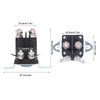 Starter Solenoid Relay, Mower Starter Solenoid with 2 Hole Bracket,