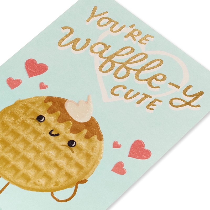American Greetings Funny Romantic Card (Waffle-y Cute)