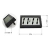 Shudyear 3PCS Small Digital Clock Mini Car Clock Mount Watch
