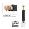 Furniture Connecting Screw Plastic Coated Connector Cam Lock Hardware Accessories