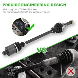 Rear Left Right CV Axle Shaft for Polaris Ranger 900 XP 2013-2018, Ranger 570 Full-Size 2015 2016, Ranger XP 1000 /HighLifter 2017 and More, 1334175 1333756 Replacement