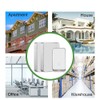 AURTEC Wireless Chime, Wireless Bell, 1 Transmitter, 2 Receivers, Doorbell,