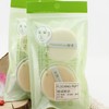 Global Zombie Makeup Green Solution Velvet Powder Puff for Soft & Delicate Powder Setting Free Size/Square A57 10ea