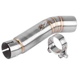 KIMISS Motorcycle Exhaust Middle Pipe Link Connect for Honda CBR500R CB500X CBR400R CB400X