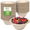 GREENESAGE 100 Pack 8oz Disposable Bowls Small Paper Bowls Eco-Friendly,