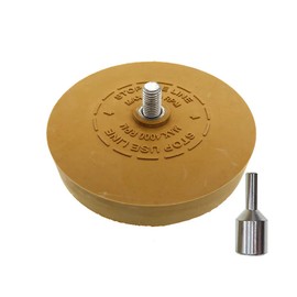 Wheel Car Decal Remover, 4 Inch Rubber Decal Removal Eraser Wheel, Smooth Rubber Eraser Wheel Pad for Removing Vinyl Decal, Graphics from Cars