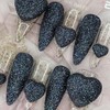 Brown Sugar Sugar Handmade Nail Tips - Stiletto L /