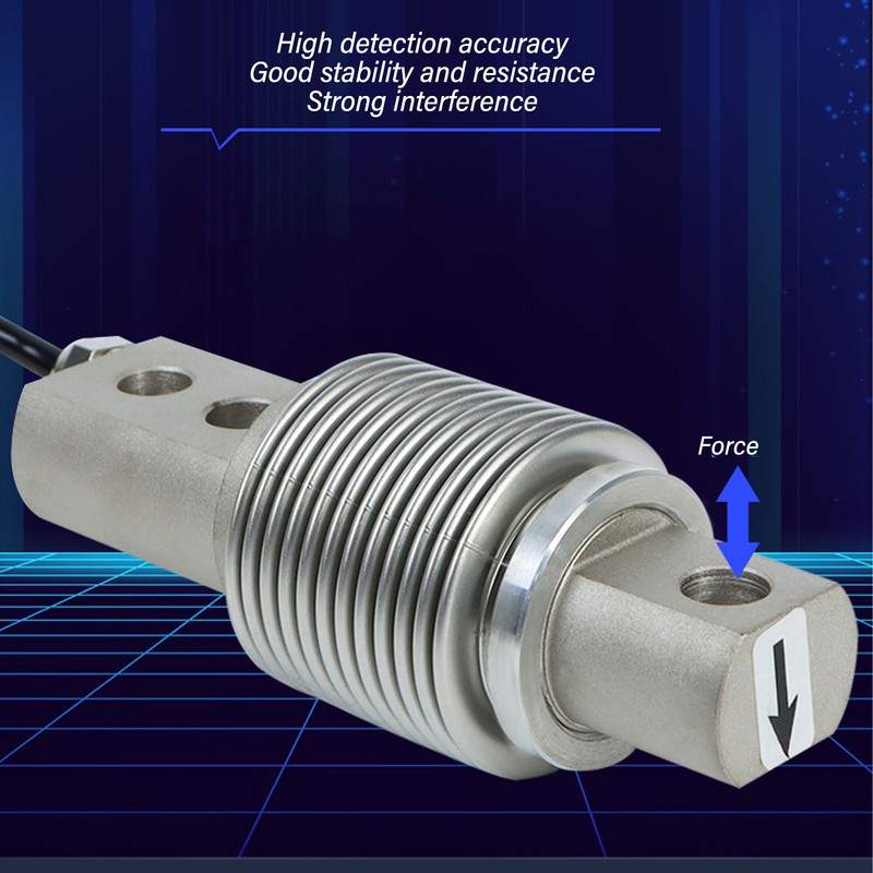 Bellows Load Cell Stainless Steel Waterproof Hex Connector Weighing Sensor