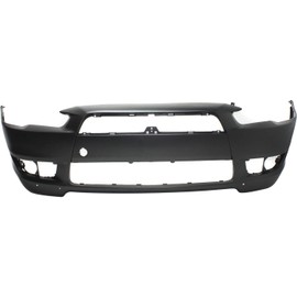 FITRITE AUTO PARTS New Front Bumper Cover For 2008-2015 Mitsubishi Lancer, Primed, With Air Dam Holes, Standard Type, Except Evolution Models MI1000319 6400B914