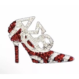 D ST, D elta S igma Theta, High Steppin’  Brooch with Keepsake Pouch