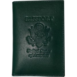 RFID passport case, Genuine leather passport cover U.S. leather passport holder
