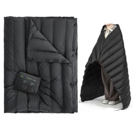 ATEPA Down Blanket, Ultra Lightweight, Camping Knee Blanket, Down Blanket, Puffy, Camping Blanket, Spring/Summer, Blanket, Outdoor, Sleeping in Car, Mountain Climbing Tent, Home, Multi-Waterproof