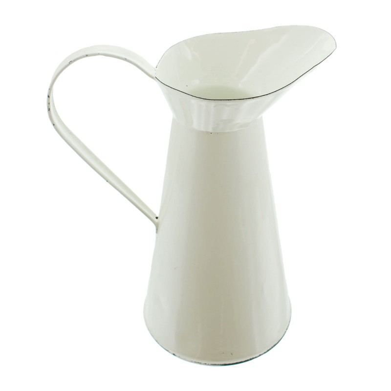 Decorative Jug Design Cream Enamel.