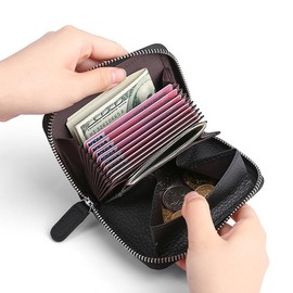 SPRING SEAON Mini Wallet, Bifold Wallet, Small, Folding Wallet, Men's, Women's, Skimming, Coin Purse, Lightweight, Compact, Mother's Day Gift, beige