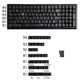 YMDK 134 Spider Web Shine Through Keycaps Cool Side-lit Cherry Profile PBT Dye Sub keycaps for MX Mechanical Keyboards TKL Akko