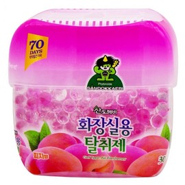 Deodorizer for bathroom - peach scent 300g 10ea