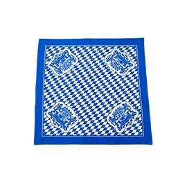 Bavariashop Bavaria Tablecloth 80 x 80 cm Diamonds 100% Cotton Blue White Bavaria Crest Picnic Blanket