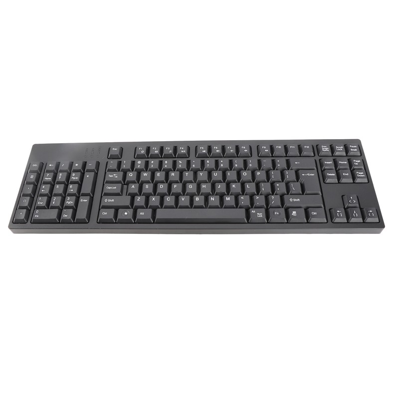 Left Handed Keyboard Ergonomic Full Size Dual USB Interface 109
