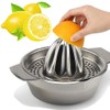 Stainless Steel Lemon Squeezer,Juicer with Bowl Container for Oranges Lemons