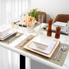 TP 12-Piece Melamine Dinnerware Sets, Plates and Bowls Dishes Set