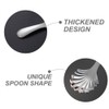 KAEGOUSY 3 Pcs Short Handle Spoons Dessert Spoon Mini Short