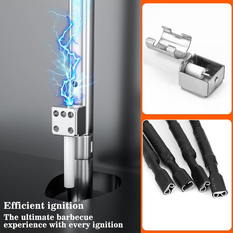 onlyfire 2 Outlet Universal Spark Igniter Replacement Kit for Charbroil,
