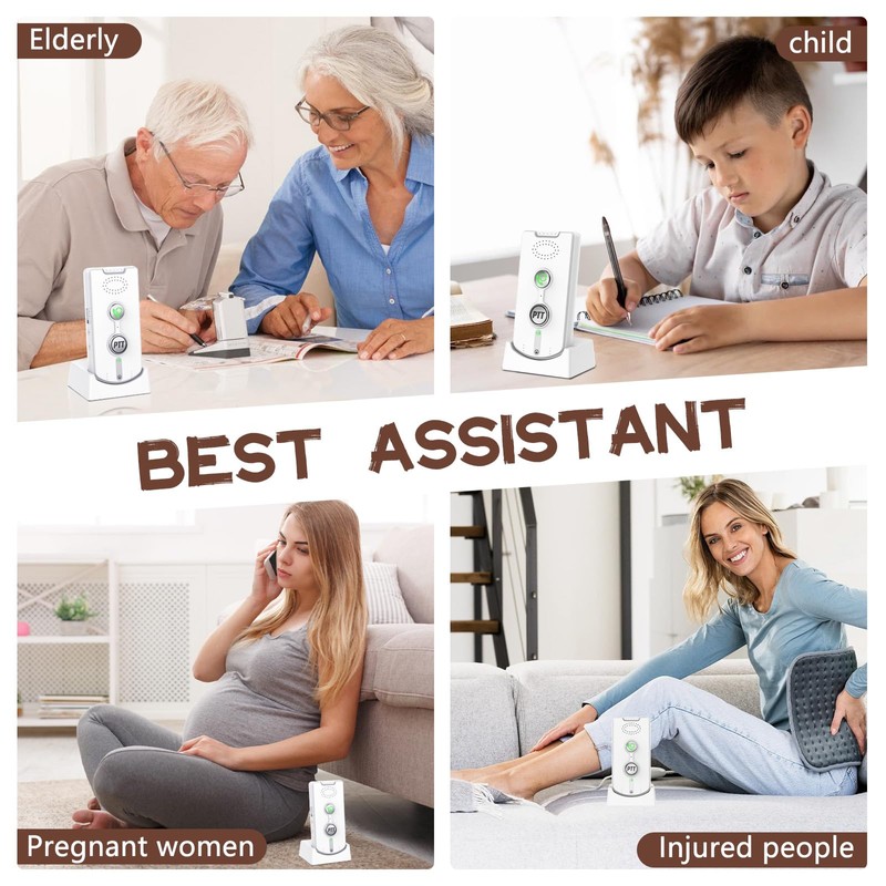 2-Way Call Wireless Voice Intercom System 1000 m, Intelligent Voice