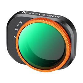 K&F CONCEPT Variable ND Filter for DJI Mini 4 Pro, ND2-ND32, ND Filter, Magnetic Adsorption, Convenient Installation, Dimmer Control, AGC Optical Glass, Neutral Filter, 28 Layer Nano Coating, Water Repellent and Stain Resistant