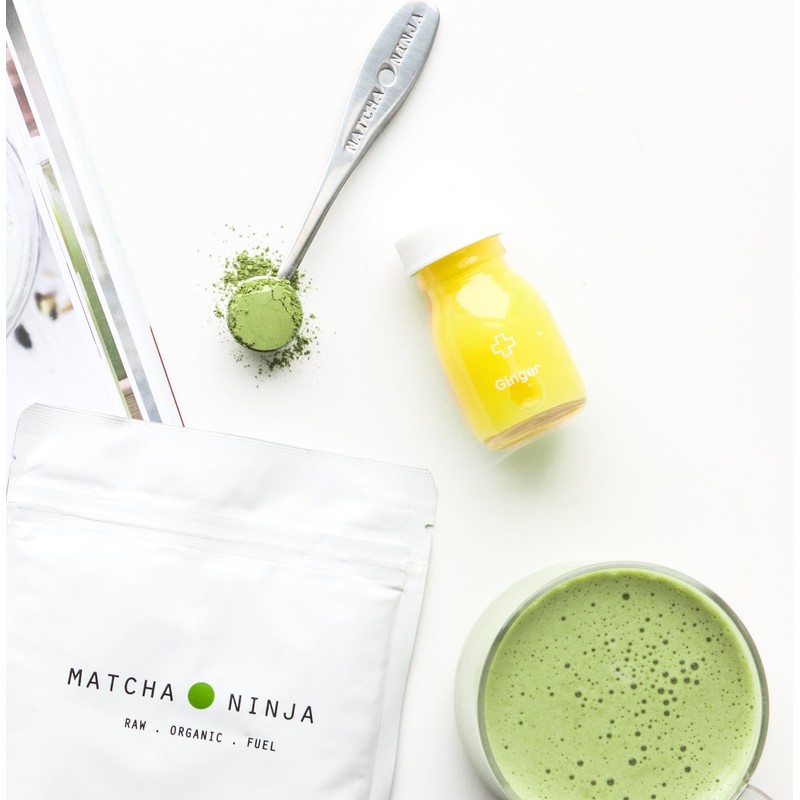 Matcha Ninja 100% Raw Organic Matcha Green Tea. 70g Cold