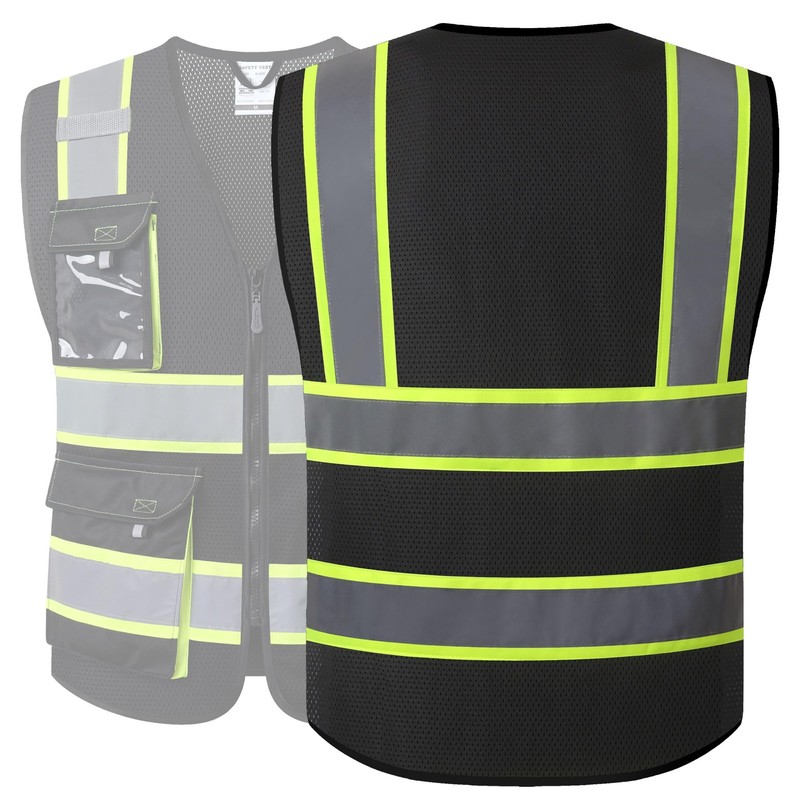 JKSafety Hi Vis Reflective Safety Vests for Men Women High