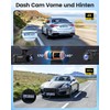 Dashcam Auto 4K+1080P SIGRILL Dashcam Auto Vorne Hinten, WiFi Dash