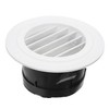 Gatuida Round Air Vent Cover Soffit Air Exhaust Vent Grille