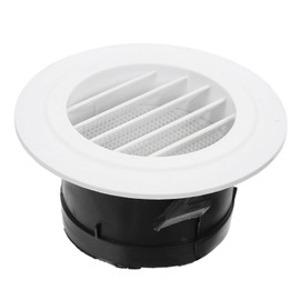 Gatuida Round Air Vent Cover Soffit Air Exhaust Vent Grille for Air Conditioning Units Ventilation and Noise Reduction Durable Design for Indoor Use