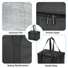 PATIKIL 11.4"x9.1"x9.1" Insulated Reusable Grocery Bags, 3 Pack Food Delivery
