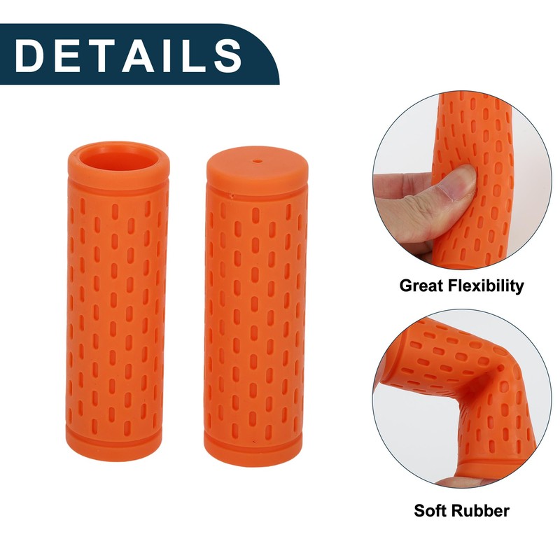 TUCKBOLD Bike Handlebar Grips Covers 90mm Long Lightweight | Bicycle