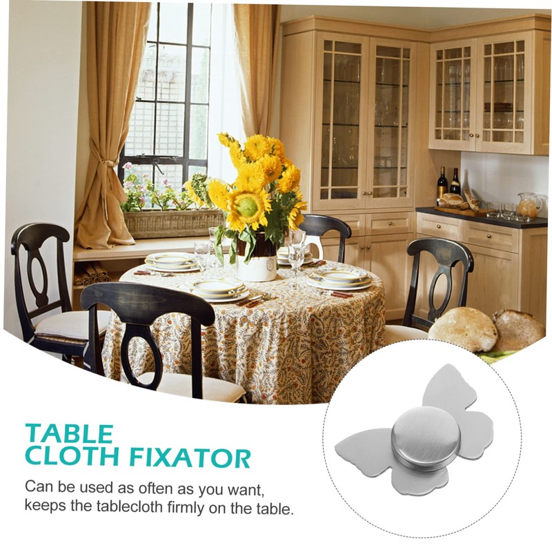Zerodeko 4Pcs Magnetic Table Cloth Fixator Creative Windproof Pendant for